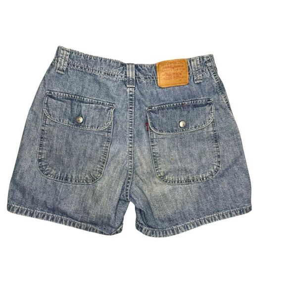Vintage 2002 Levi’s Women’s 6 Denim Jean Shorts Mid Rise Y2K - Picture 5 of 6